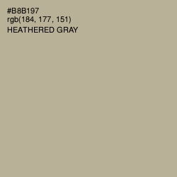 #B8B197 - Heathered Gray Color Image